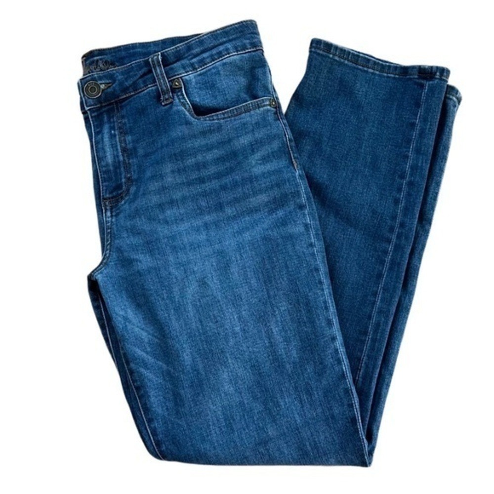 Kut From The Kloth KP9065MA2 Stretch Straight Leg Blue Jeans Womens 10